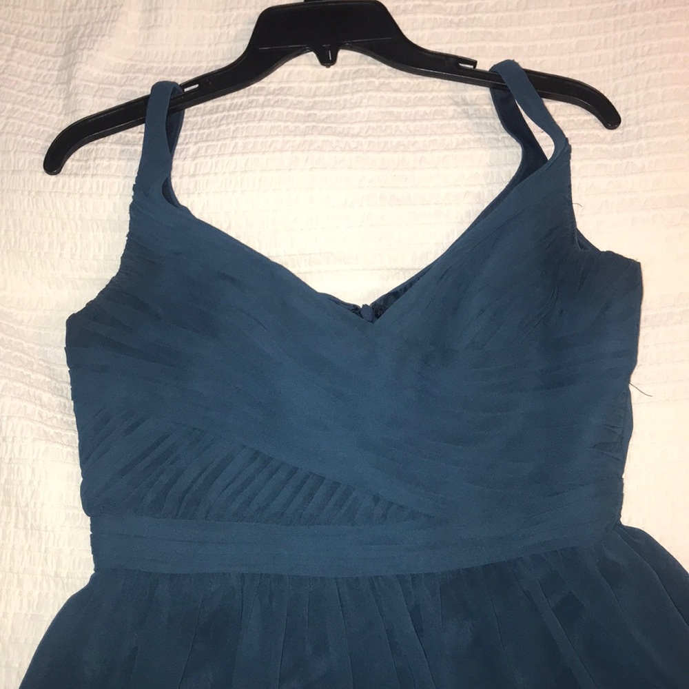 Davids bridal short dress from 2014, color marine